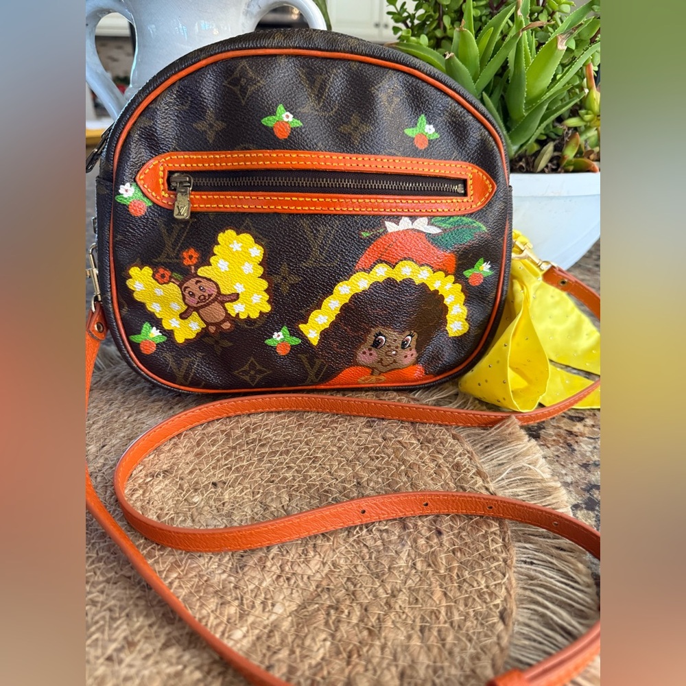 Louis Vuitton Strawberry Shortcake Orange Blossom character crossbody bag